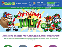 Tablet Screenshot of knoebels.com